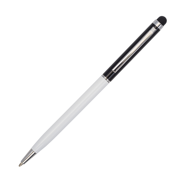 R73403.06 - Długopis aluminiowy Touch Tipo, biały