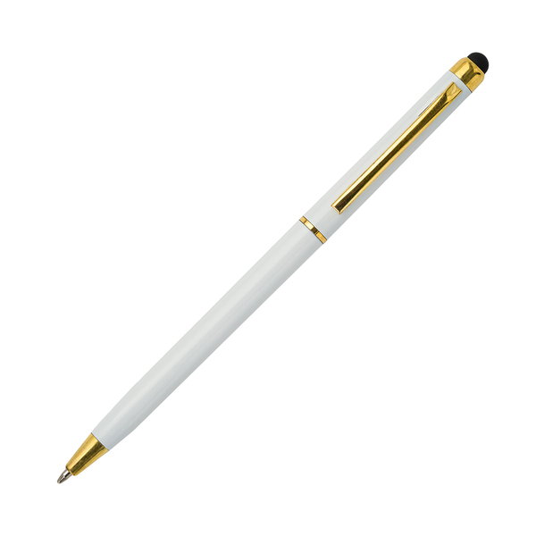 R73404.06 - Długopis plastikowy Touch Pointer, biały