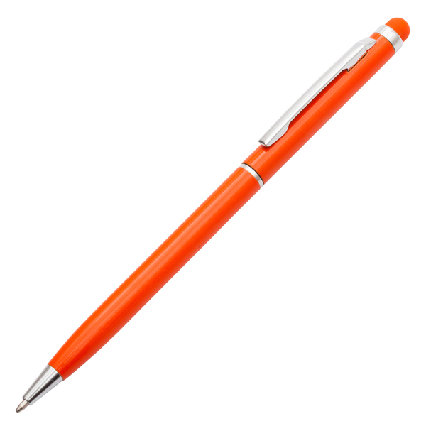 R73408.15 - Długopis aluminiowy Touch Tip, pomarańczowy