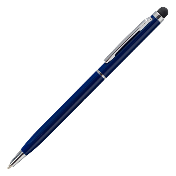 R73408.42 - Długopis aluminiowy Touch Tip, granatowy