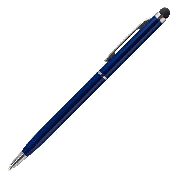 R73408.42 - Długopis aluminiowy Touch Tip, granatowy
