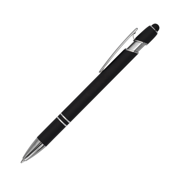 R73424.02 - Długopis aluminiowy Softano, czarny
