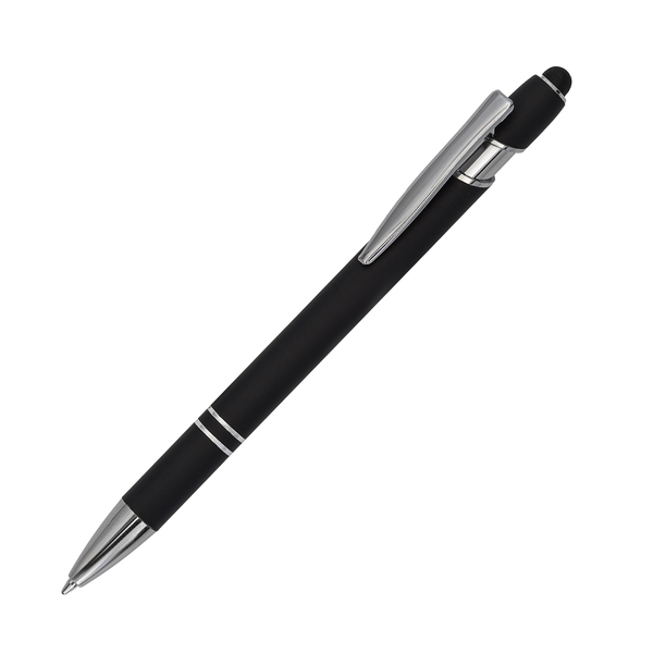 R73424.02 - Długopis aluminiowy Softano, czarny