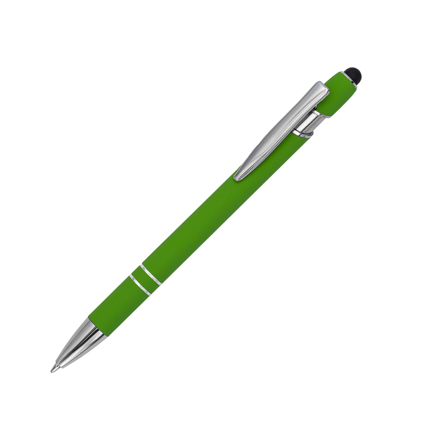 R73424.05 - Długopis aluminiowy Softano, zielony
