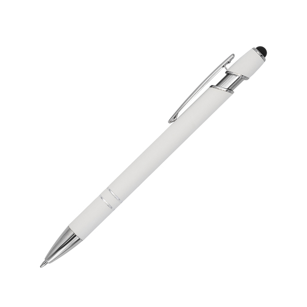 R73424.06 - Długopis aluminiowy Softano, biały