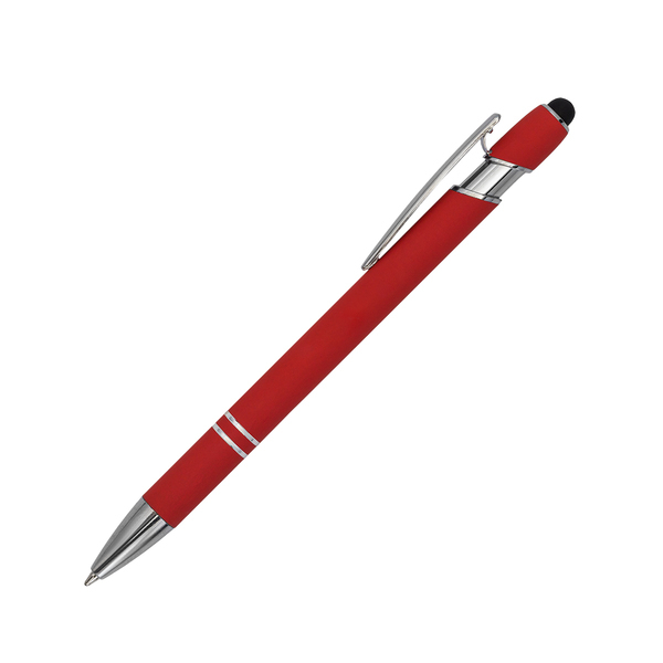 R73424.08 - Długopis aluminiowy Softano, czerwony
