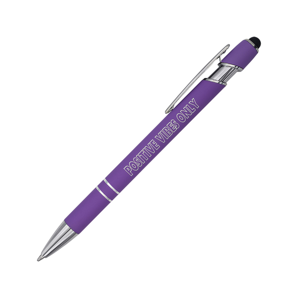R73424.11 - Długopis aluminiowy Softano, fioletowy