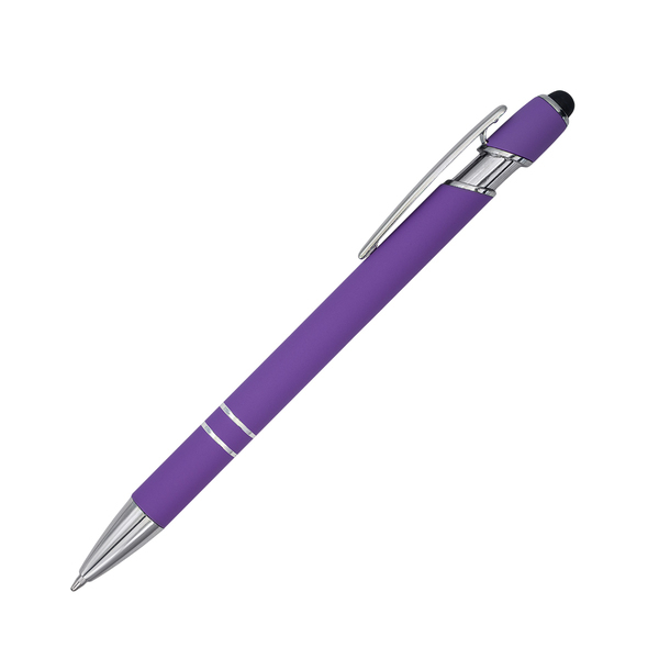 R73424.11 - Długopis aluminiowy Softano, fioletowy