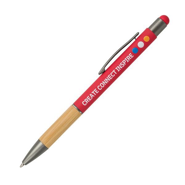 R73447.08 - Długopis aluminiowy Kanuri, czerwony