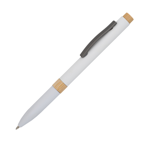 R73448.06 - Długopis aluminiowy Khosa, biały