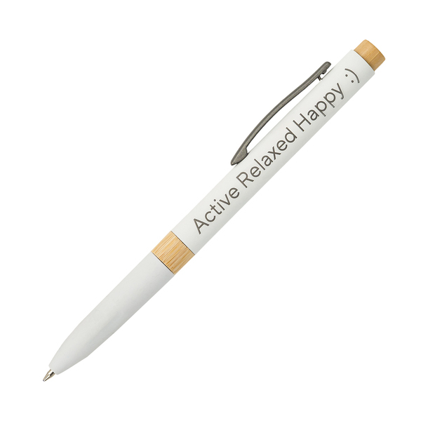 R73448.06 - Długopis aluminiowy Khosa, biały