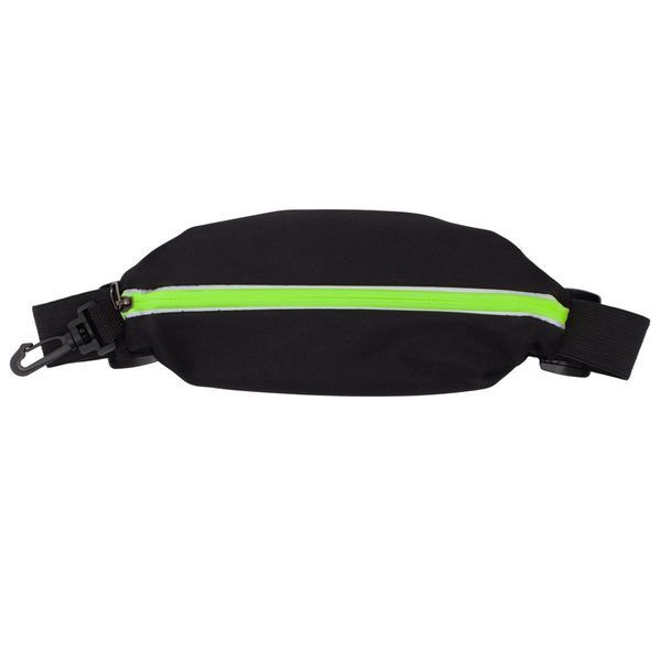 R73626.02 - Saszetka sportowa na pas Ease, czarny/jasny zielony
