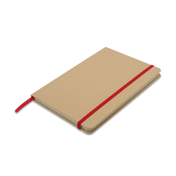R73635.08 - Notatnik 145x210/80k kratka Simply, czerwony