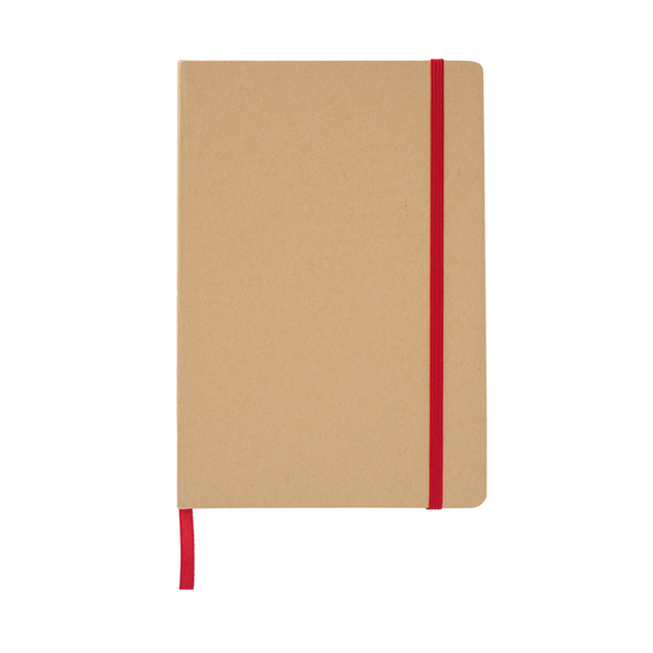 R73635.08 - Notatnik 145x210/80k kratka Simply, czerwony