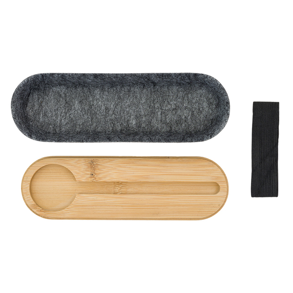 R73644.21 - Piórnik z uchwytem na telefon Jasse, szary