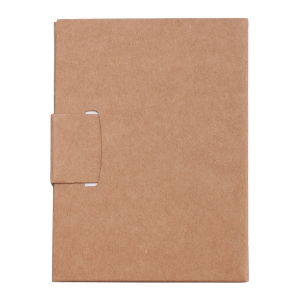 R73667.13 - Notes 80x110/100k gładki Mini z długopisem, beżowy