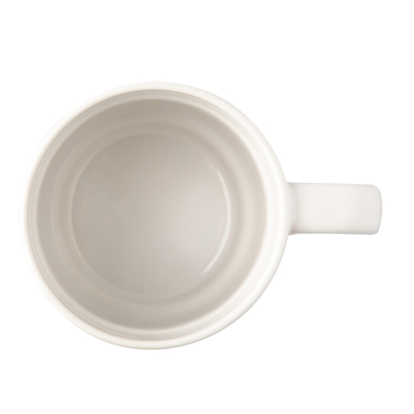 R85309.06 - Kubek ceramiczny z bambusową przykrywką Giulia 400 ml, biały