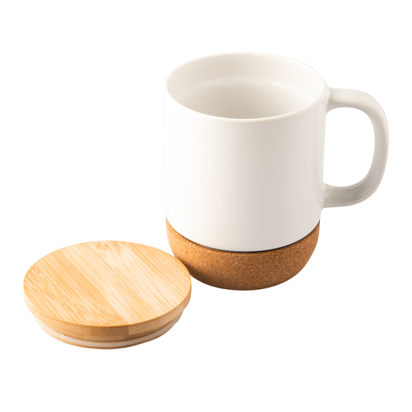 R85317.06 - Kubek ceramiczny z powłoką sublimacyjną Giulio, biały