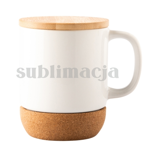 R85317.06 - Kubek ceramiczny z powłoką sublimacyjną Giulio, biały
