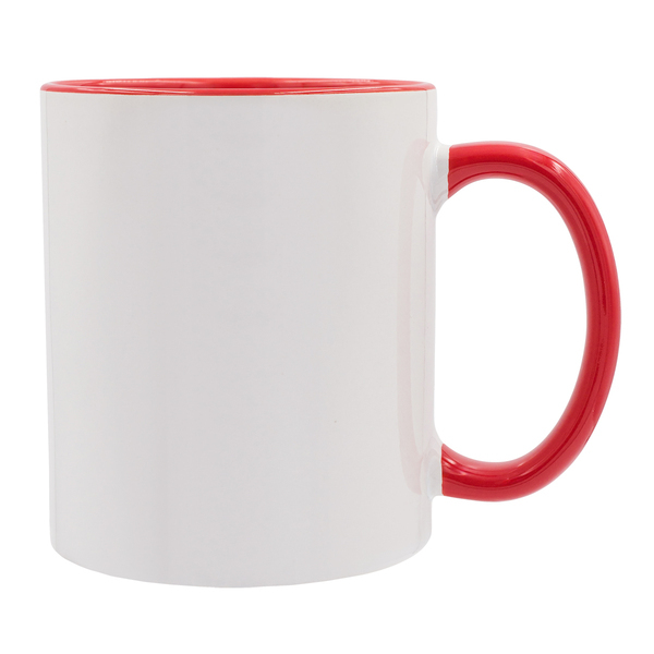 R85319.08 - Kubek z powłoką sublimacyjną Gaeta 330 ml, czerwony