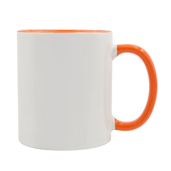 R85319.15 - Kubek z powłoką sublimacyjną Gaeta 330 ml, pomarańczowy