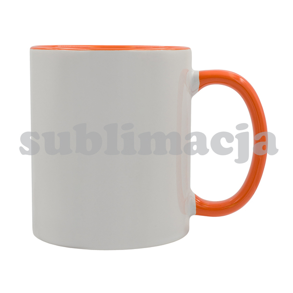 R85319.15 - Kubek z powłoką sublimacyjną Gaeta 330 ml, pomarańczowy