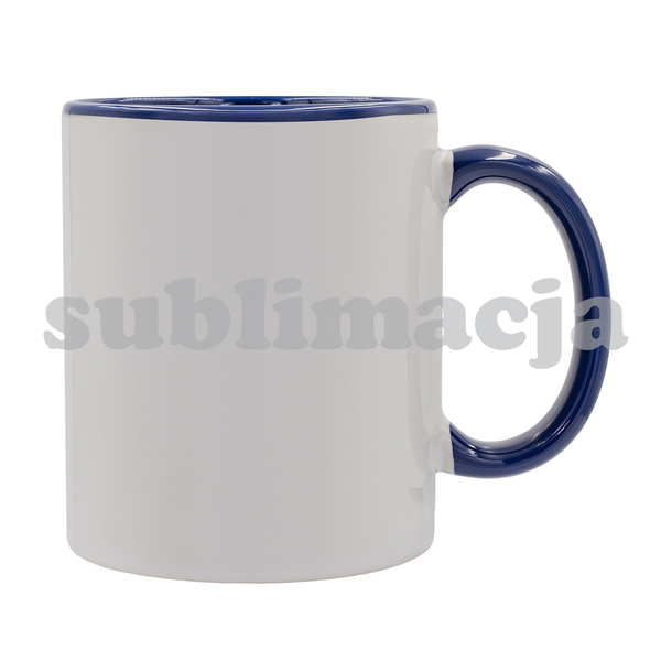 R85319.42.O - Kubek z powłoką sublimacyjną Gaeta 330 ml, granatowy