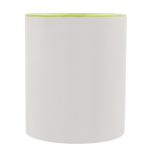 R85319.55 - Kubek z powłoką sublimacyjną Gaeta 330 ml, jasny zielony