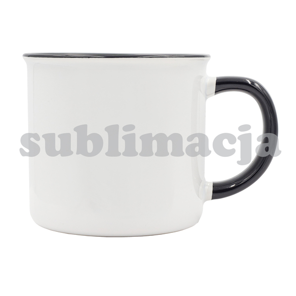 R85320.02 - Kubek z powłoką sublimacyjną Ars 400 ml, czarny