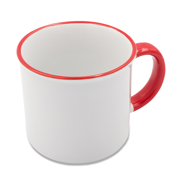 R85320.08 - Kubek z powłoką sublimacyjną Ars 400 ml, czerwony