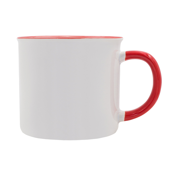 R85320.08 - Kubek z powłoką sublimacyjną Ars 400 ml, czerwony