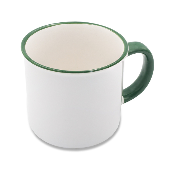 R85320.51 - Kubek z powłoką sublimacyjną Ars 400 ml, ciemny zielony