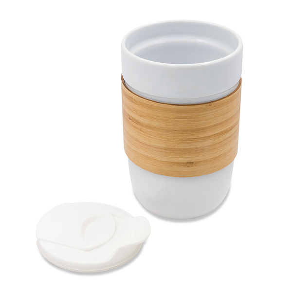 R85321.06 - Kubek ceramiczny Skive 500 ml, biały