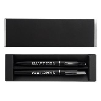 R02330 - Zestaw piśmienniczy Treasure, srebrny 