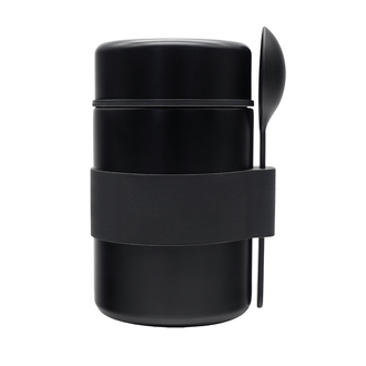 R08461 - Pojemnik próżniowy Vajxo 460 ml, czarny 