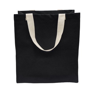 R08482 - Torba z bawełny 340 g/m2 Lisburn, czarny 