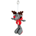 R73839 - Brelok Reindeer, szary/czerwony 